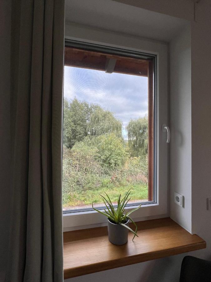 Ferienhaus Auszeit Mit Sauna Schwarz Eksteriør bilde