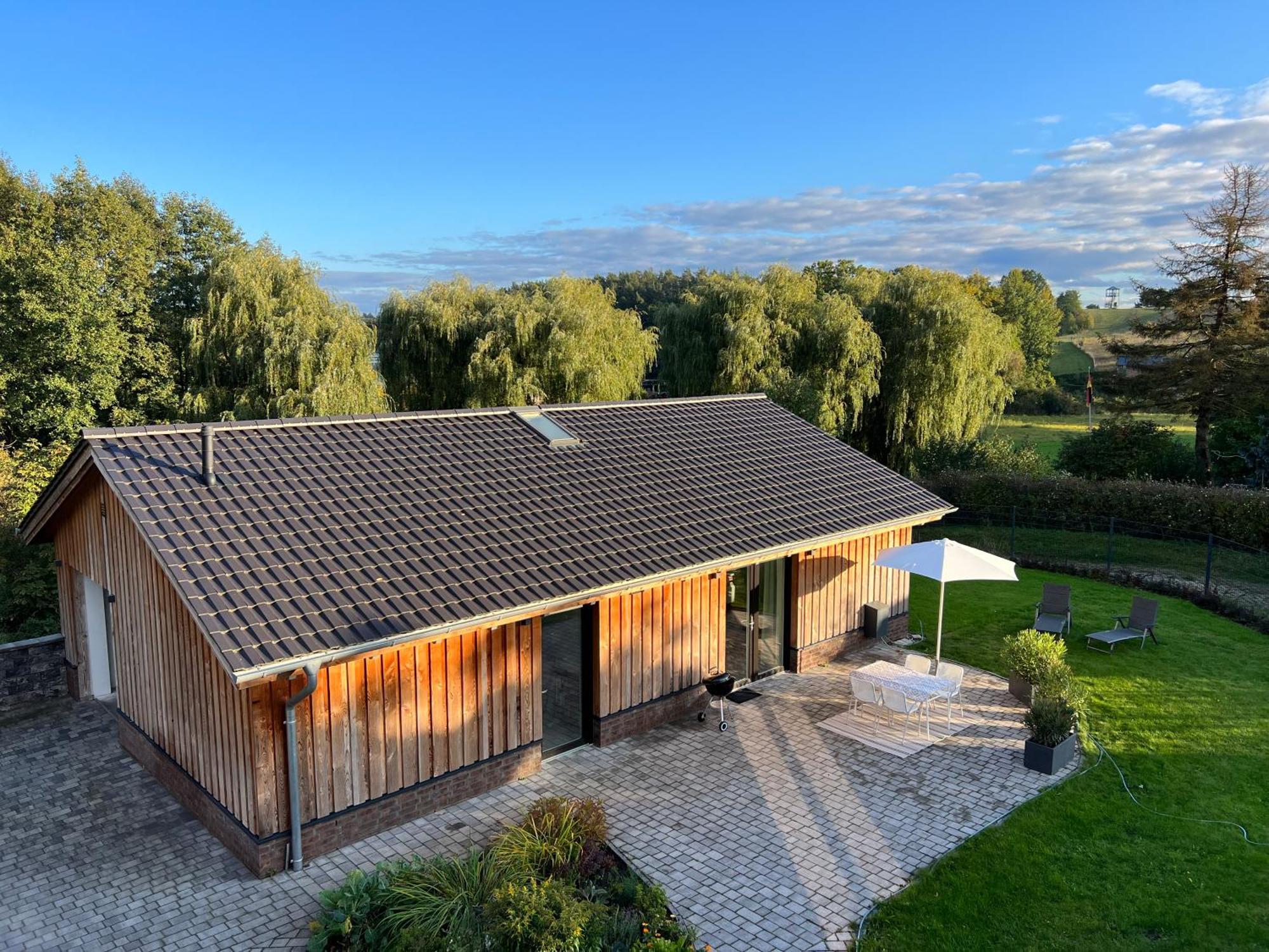 Ferienhaus Auszeit Mit Sauna Schwarz Eksteriør bilde